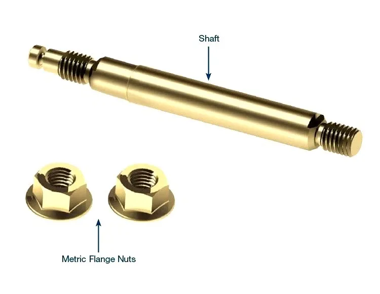 , 4L80E Shift Shaft Kit 38511-01K 1991-1994 Selector Shaft + SEALS image 2