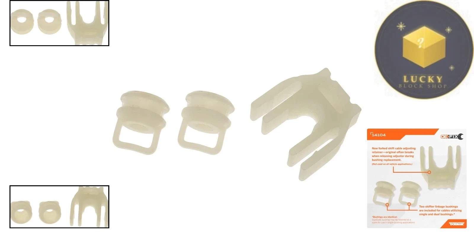 Shift Cable Bushing Kit - Precision Fit for GM & Chrysler Models, Quick Install image 2