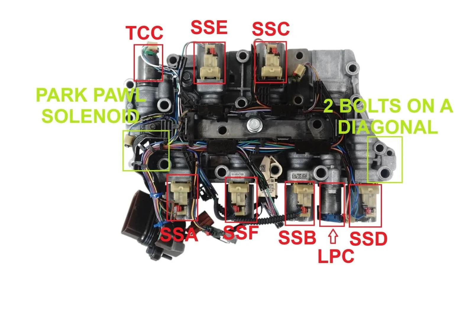 WTY336740A - 8F35, REFURB LIFE WTY VALVE BODY, W/PARK PAWL, 2 DIAGONAL BOLTS image 2