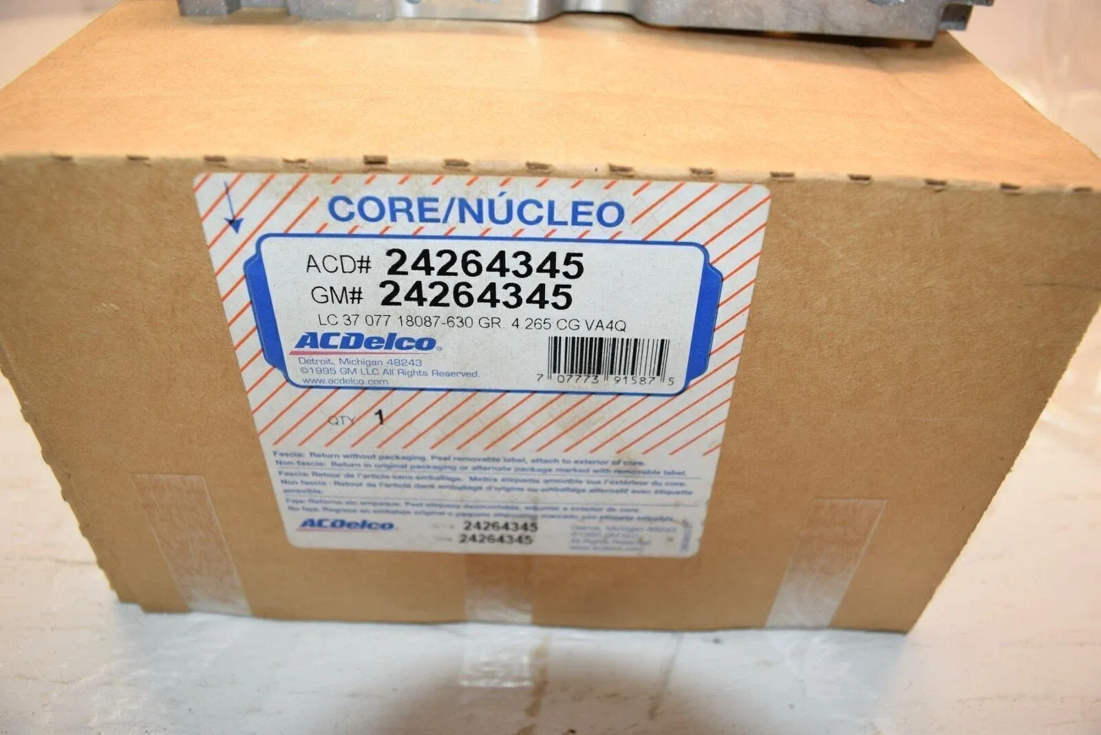 NOS OEM 13-20 Auto Trans Upper Control Valve Body (W/O Manual Valve) -#A13 image 3