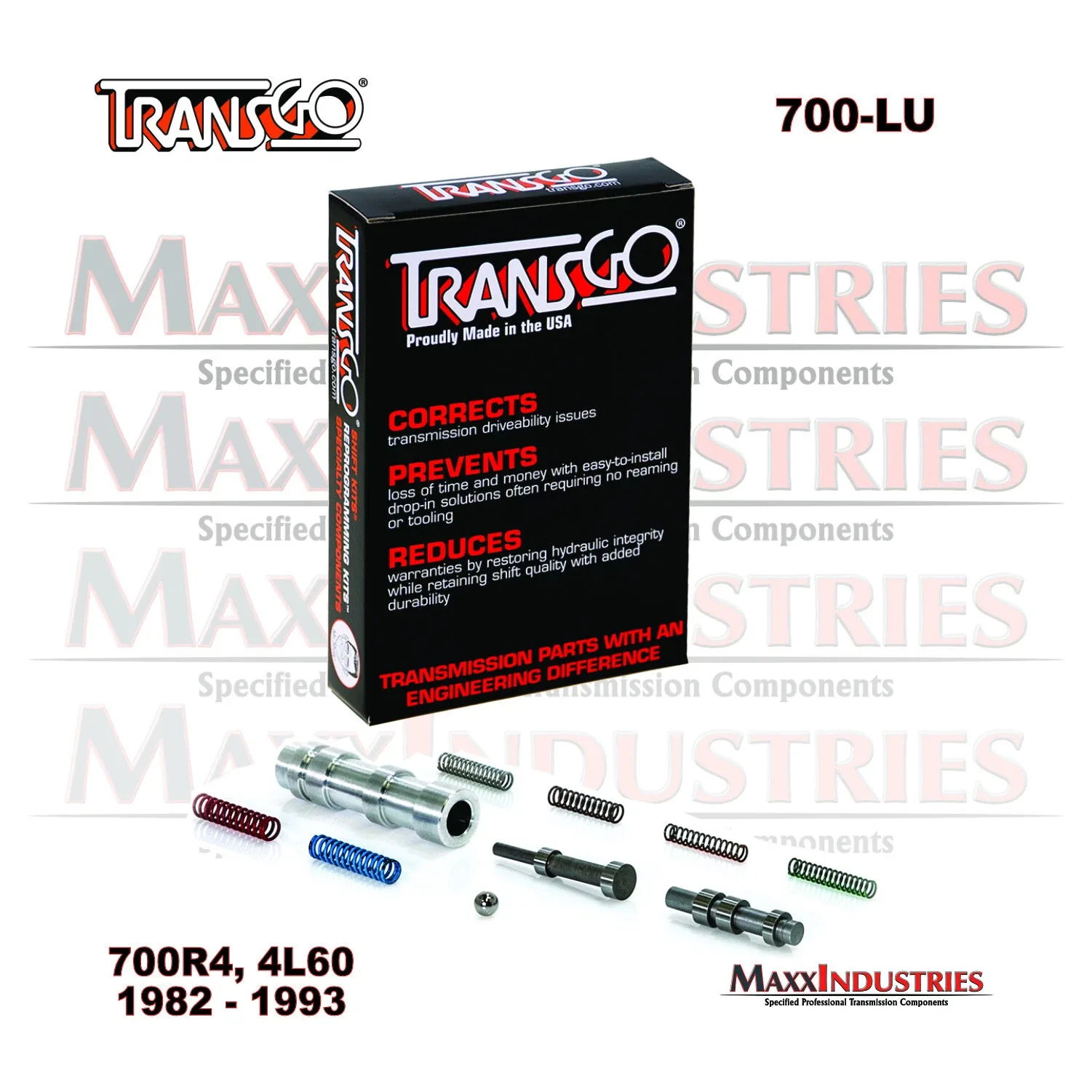 TransGo 700-LU TCC Hydraulic Lock-up Kit fits most 700R4, 4L60 1982-93 image 2