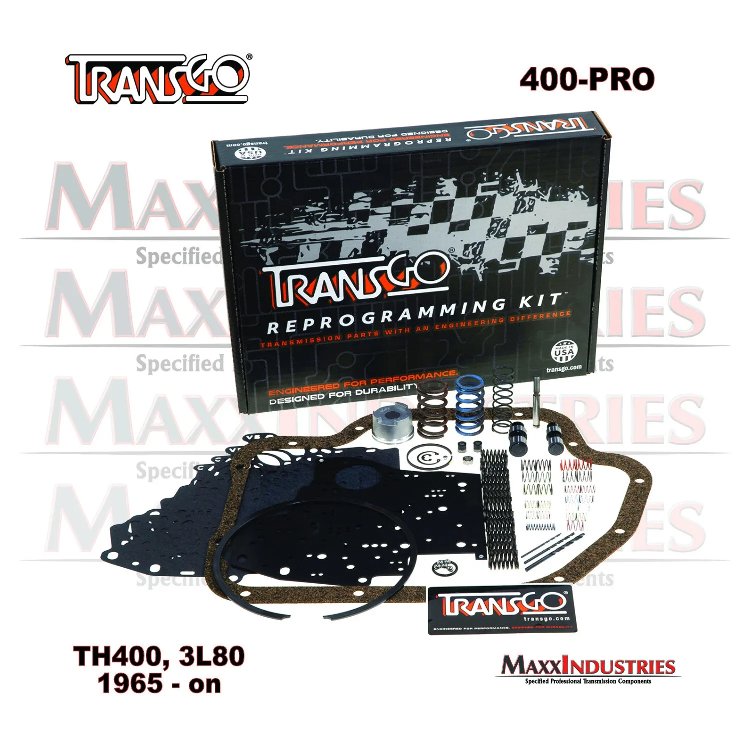 Transgo 400-PRO Valve Body Reprogramming Shift Kit fits GM TH400 (SK400-PRO)* image 2