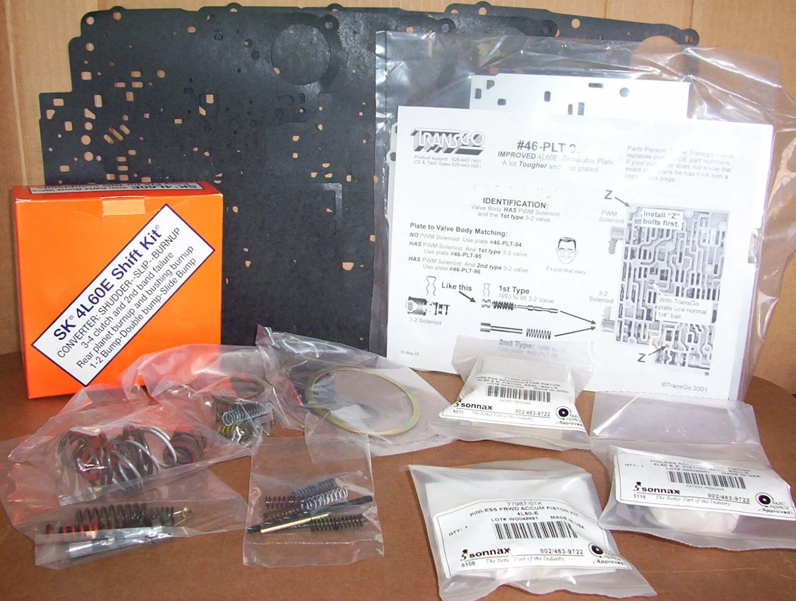 4L60E 1995 Year Only 1870 P1870 Code Buster Update Kit With TransGo SK4L60E New