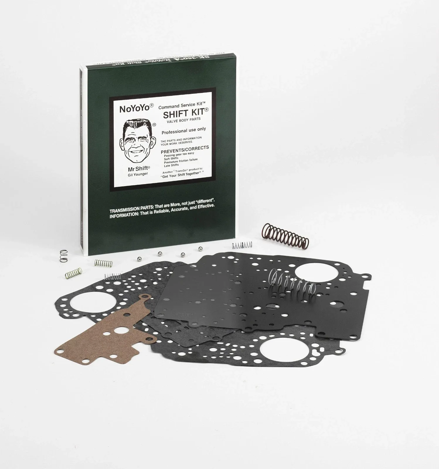 TransGo 350 350C 250 250C 1969-1983 SK350A Shift Kit W- Plate TH350 TH350C TH250 image 2
