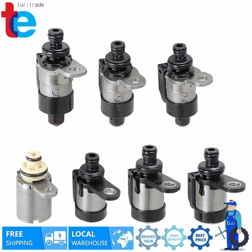 7Pcs Transmission Solenoid RE5R05A For Nissan Titan Frontier Armada Pathfinder