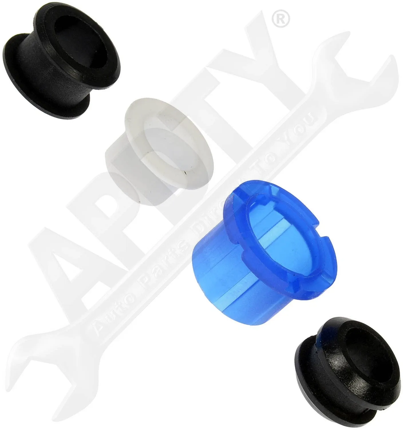 APDTY 162073 Shift Cable Bushing Kit Assortment (13mm, 10mm, 2 x 13.3mm) image 3