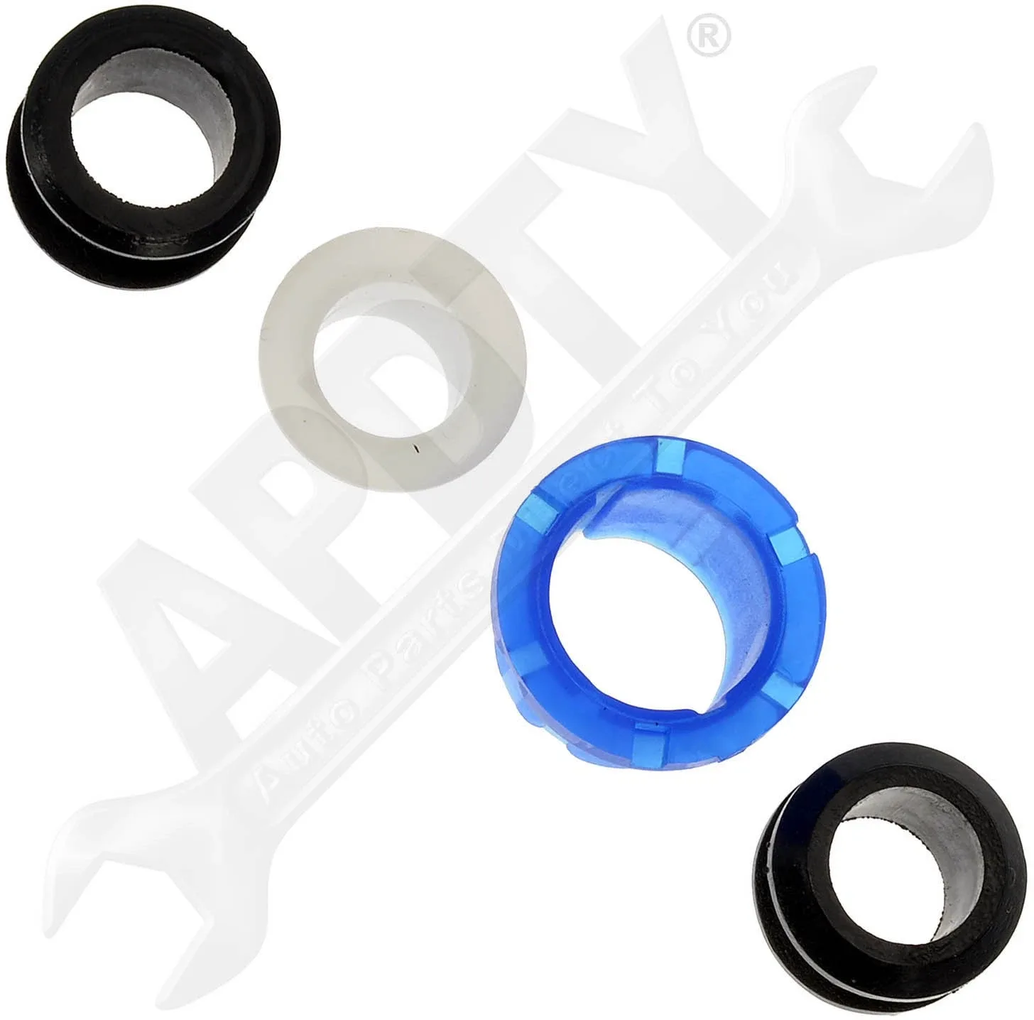 APDTY 162073 Shift Cable Bushing Kit Assortment (13mm, 10mm, 2 x 13.3mm) image 4