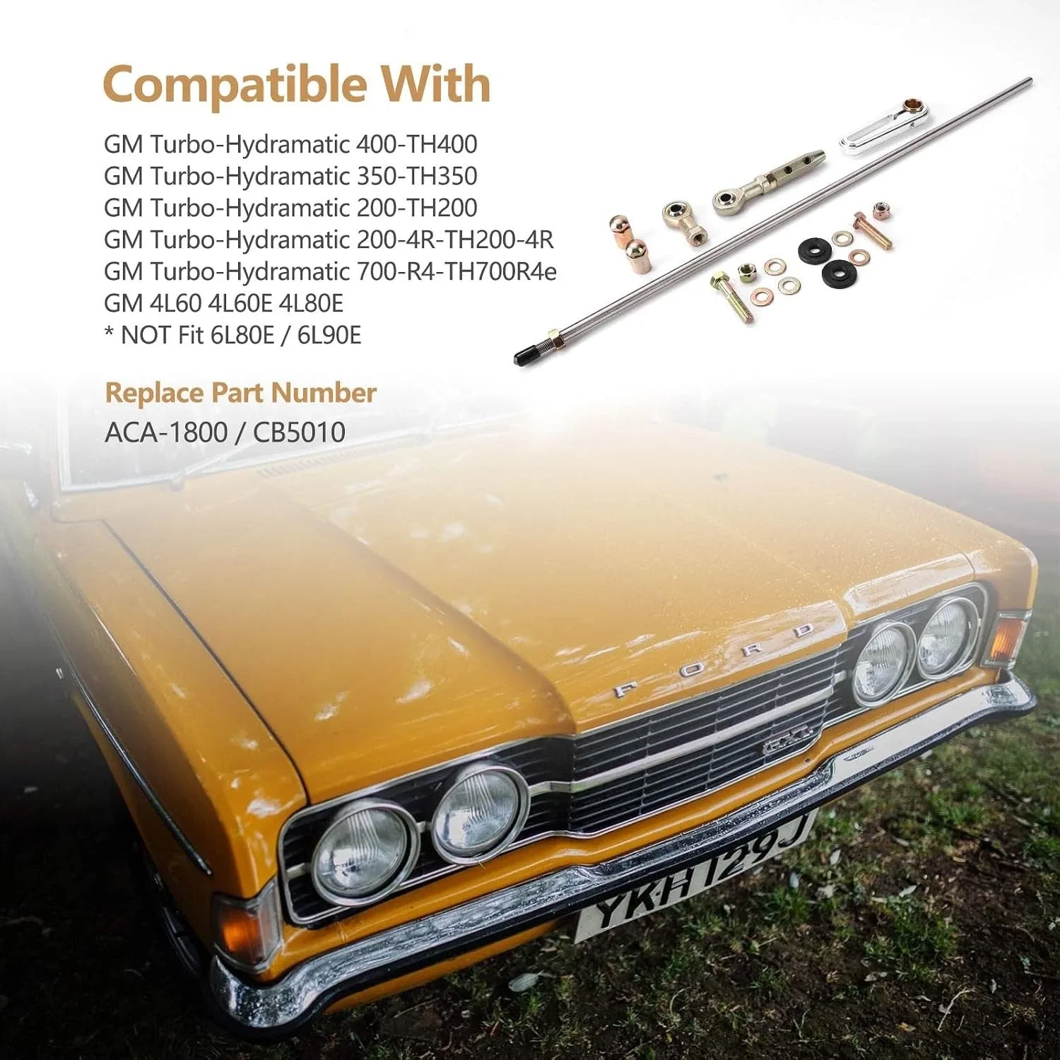 Adjustable Transmission Column Shift Linkage Kit CB5010 image 4