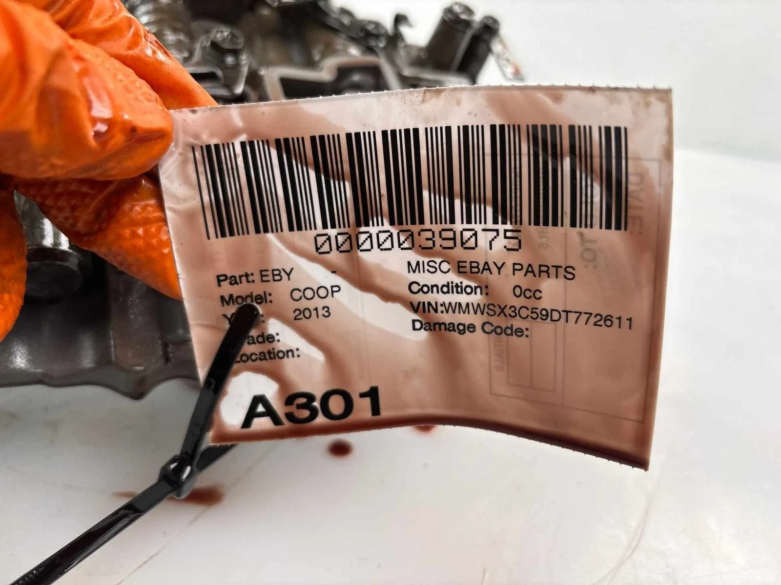 2013 Mini Cooper 1.6L FWD Automatic Transmission Valve Body OEM image 2