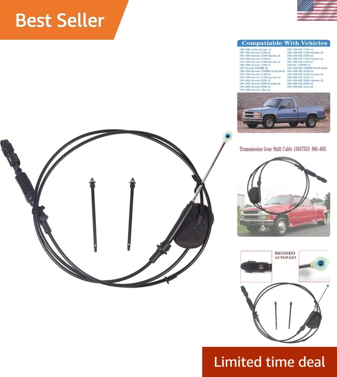 Upgrade Your Chevy/GMC with Reliable Automatic Transmission Gear Shift Cable