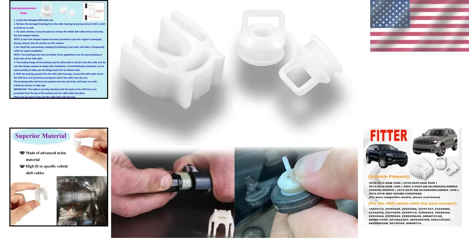 Cost-Effective Shift Cable Gland Kit: Replace Bushings for Peak Performance image 2