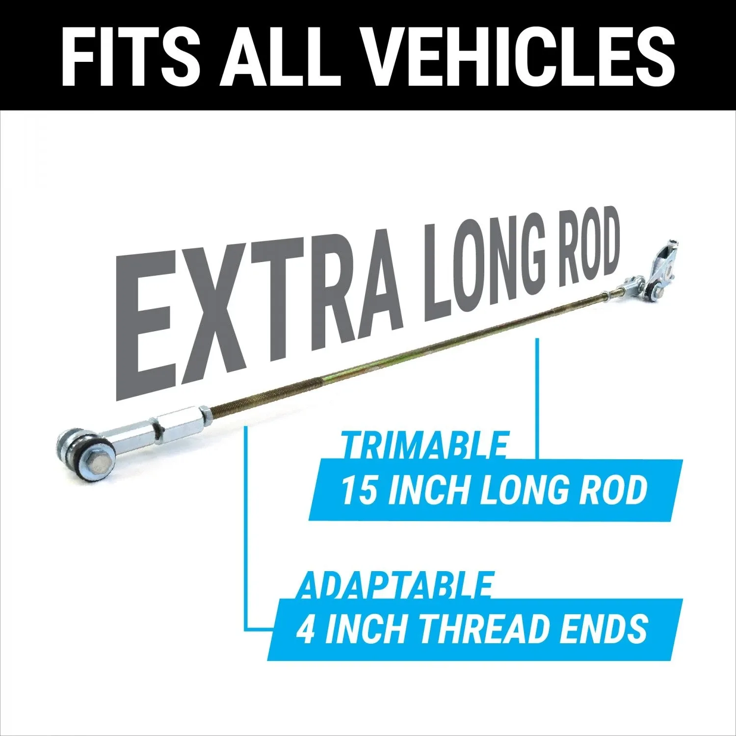 Universal Adjustable GM Transmission Column Shift Linkage Kit TH-350 700R4 4L60 image 3