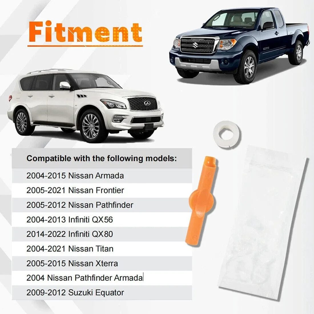 134193 Transmission Shift Linkage Cable Bushing Repair Kit for Infiniti Nissan image 2