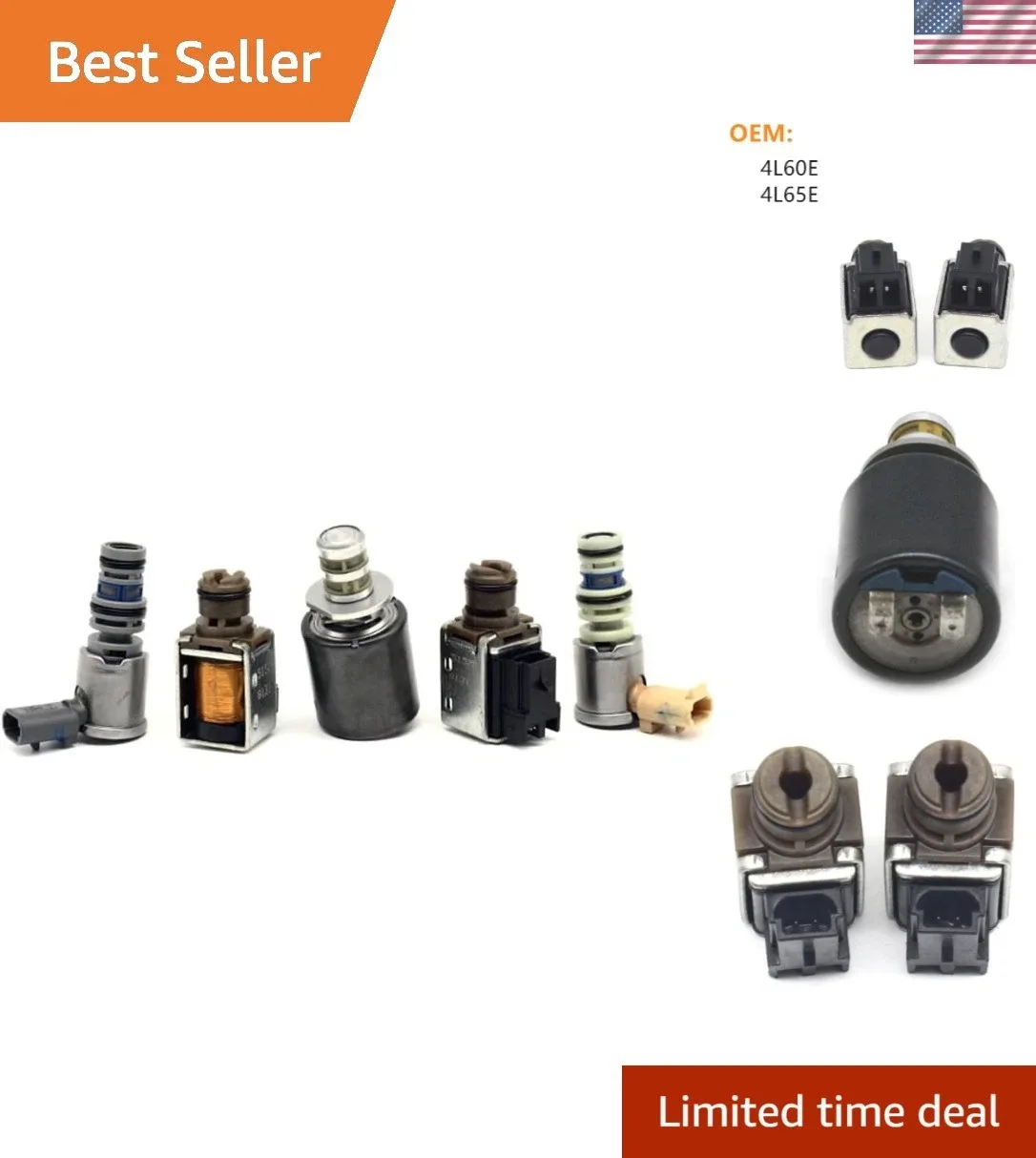 4L65E Transmission Solenoid Kit for Buick & Cadillac Vehicles 1996+