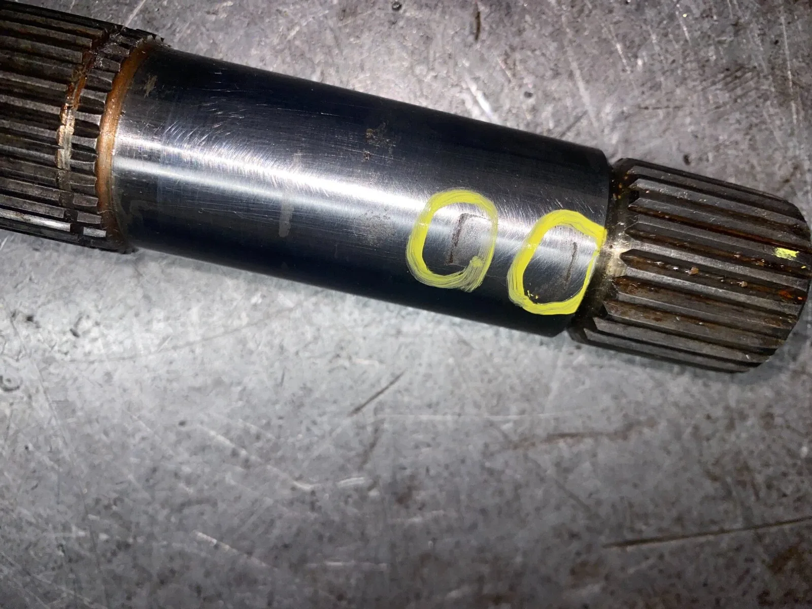 Ford C6 2wd out put shaft 26-5/6  lenth,READ ENTIRE LISTING. image 3