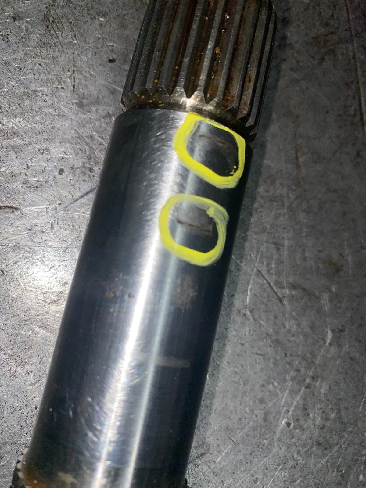 Ford C6 2wd out put shaft 26-5/6  lenth,READ ENTIRE LISTING. image 4