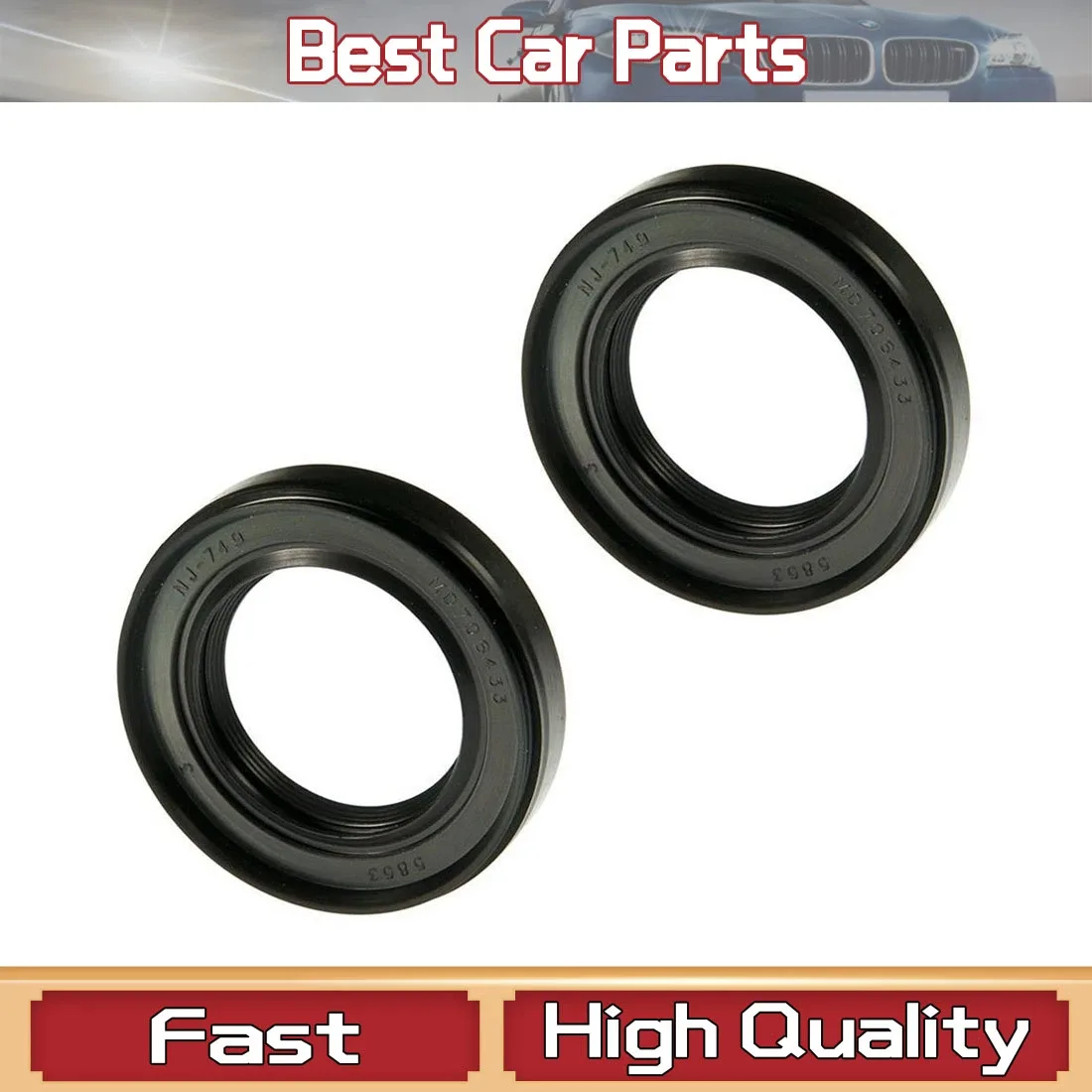 For 1991 1992 1993 Ford Escort National 2X Manual Transmission Output Shaft Seal