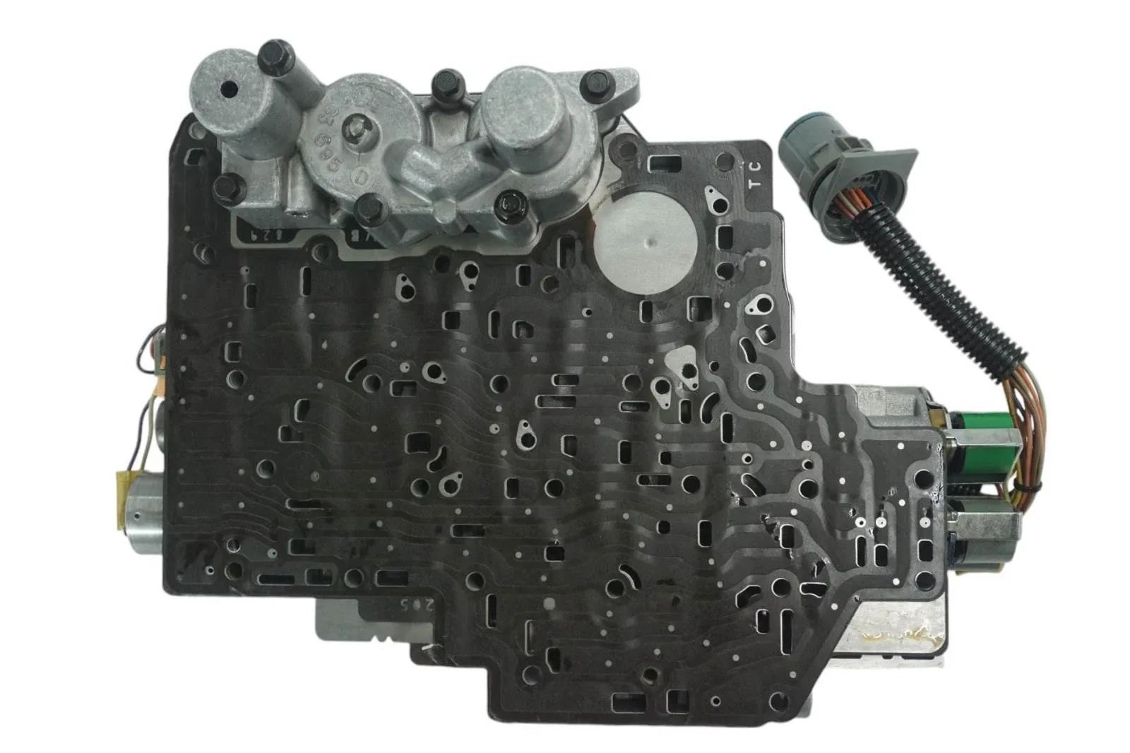 34740EA - 4L80E 4L85E, VALVE BODY, 4 SOL, 2 SMALL HOLES, CAST 8683479, 1991-96 image 3