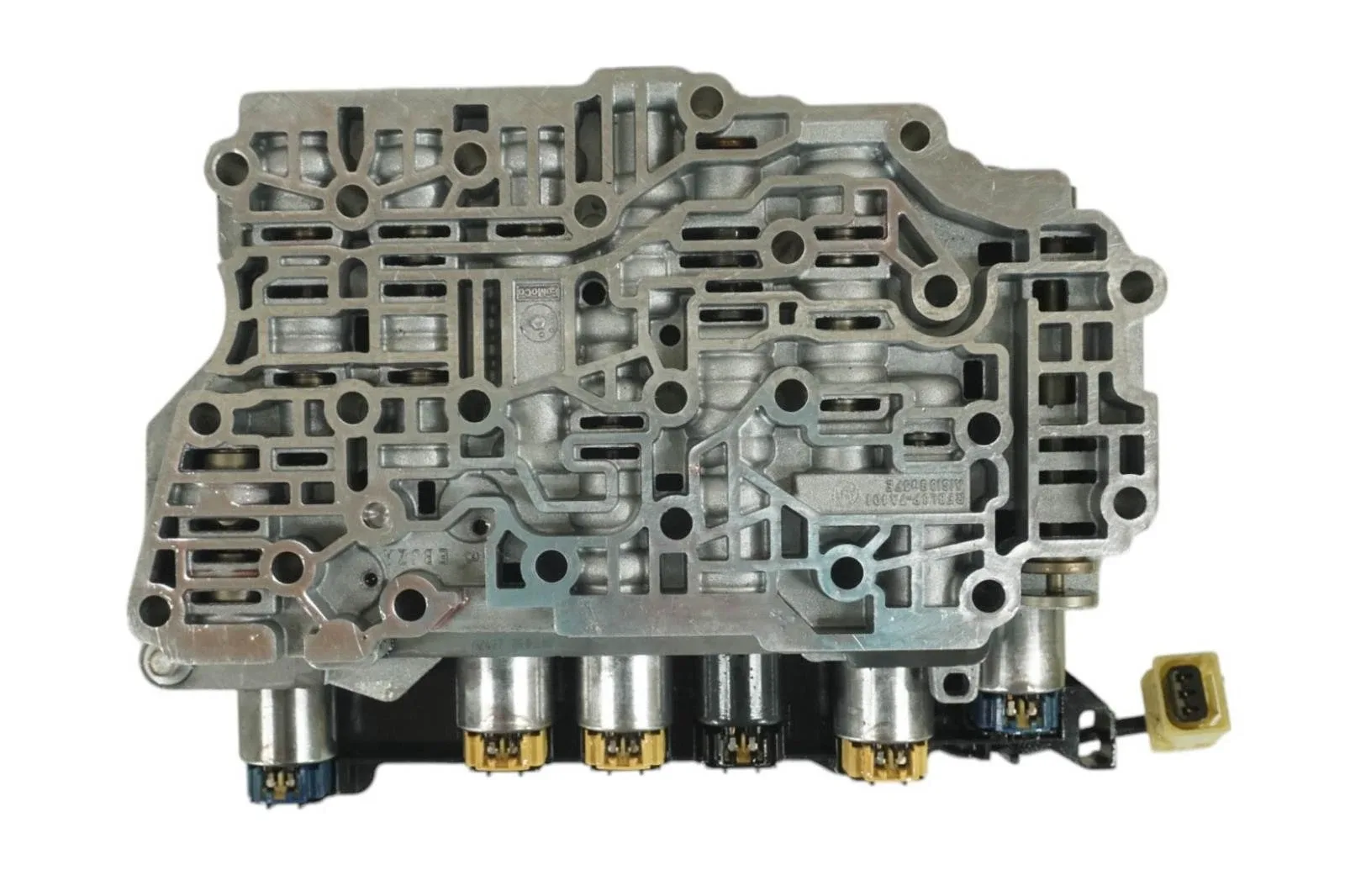 46740BC - 6F35, VALVE BODY & TEHCM, GEN 1, 7 SOL, CAST: EBJZA/RF8L8P-7A101