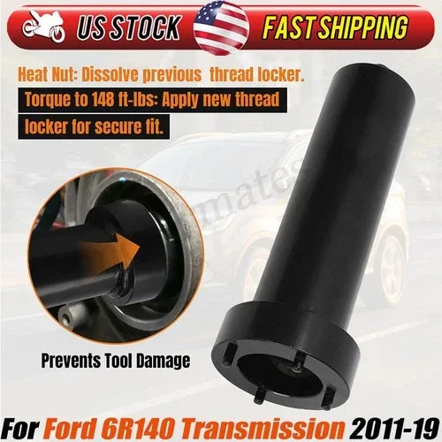 HD Output Shaft Spanner Nut Socket Tool For Ford 6R140 2011-Up Replaces T-1260AC