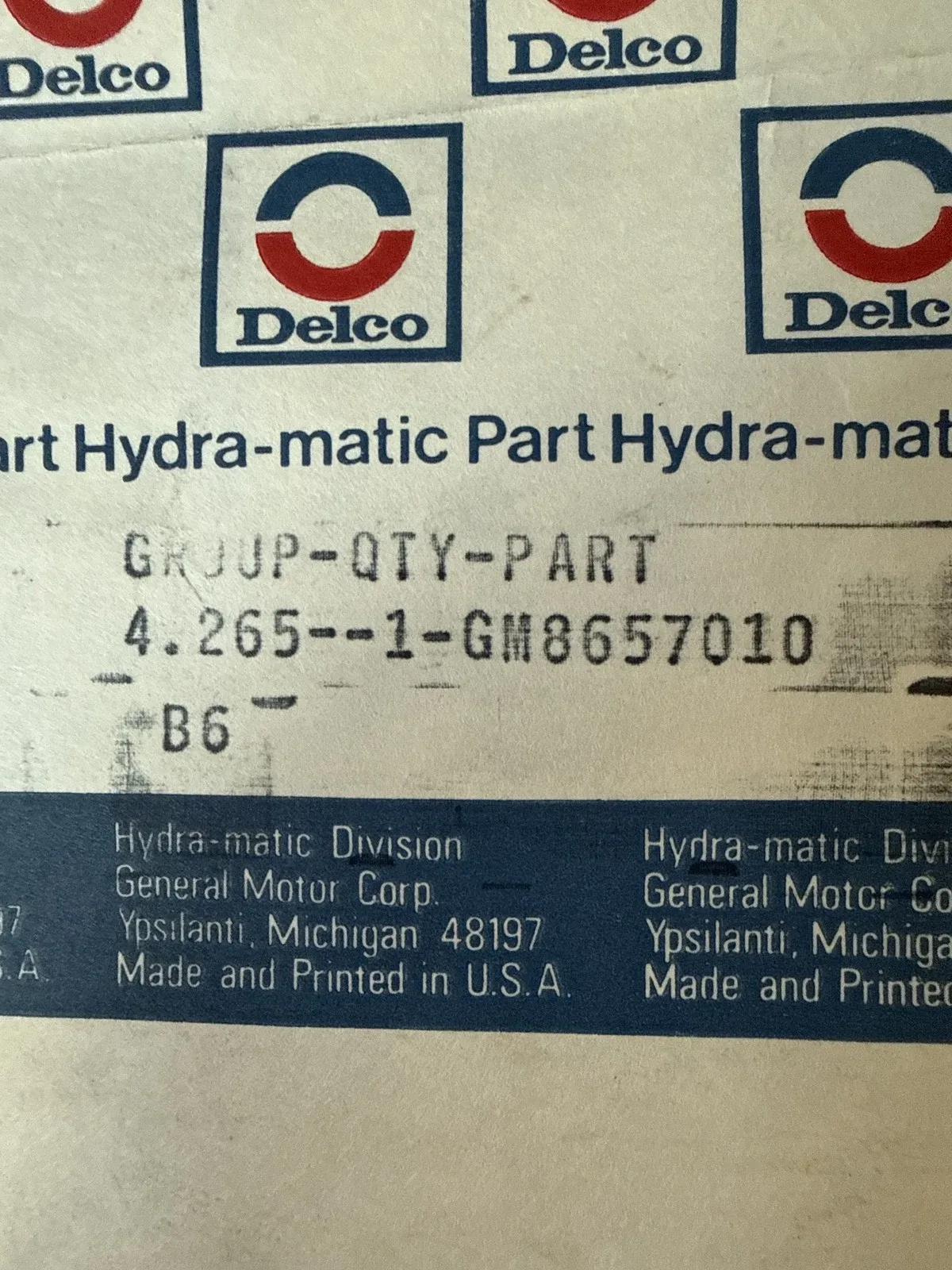 1982-1983 Cadillac 200-4R Valve Body Plate — Delco 8657010 image 2
