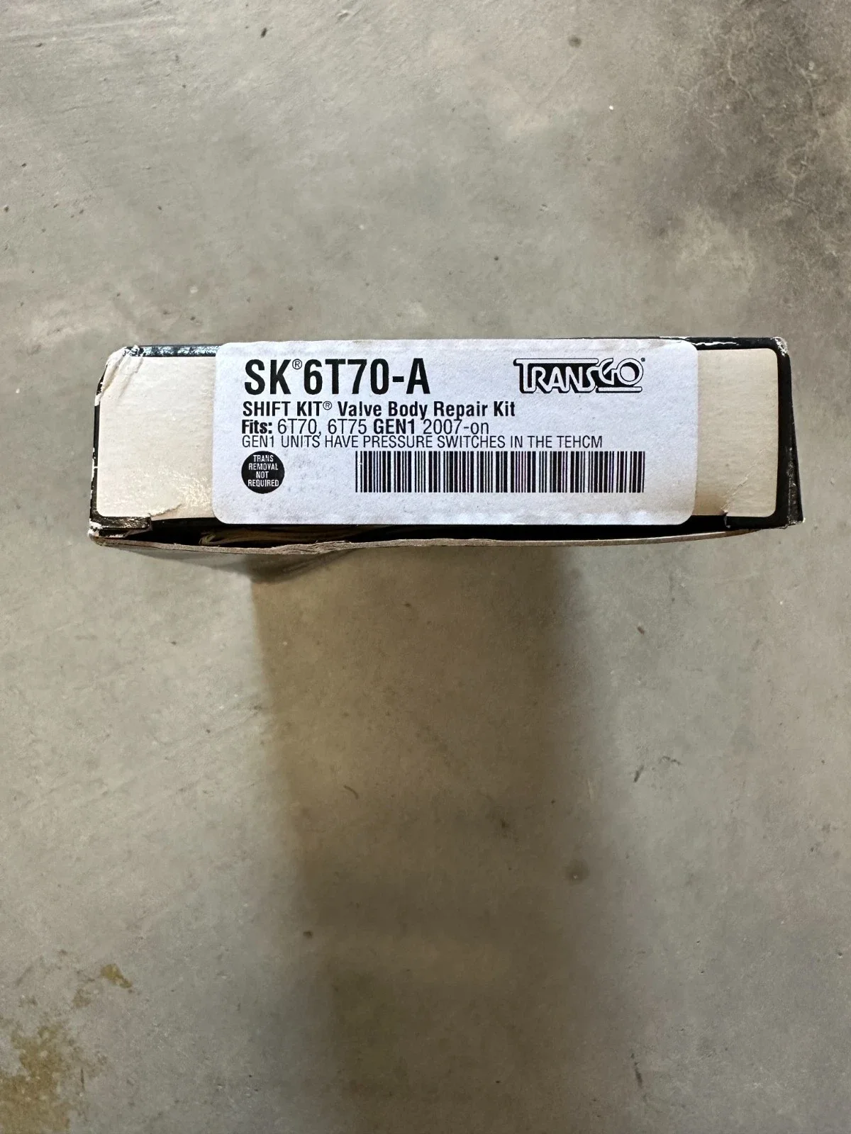 TransGo SK 6T70-A Shift Kit Valve Body Repair Kit GM 6T70 6T75 GEN1 2007+ NEW