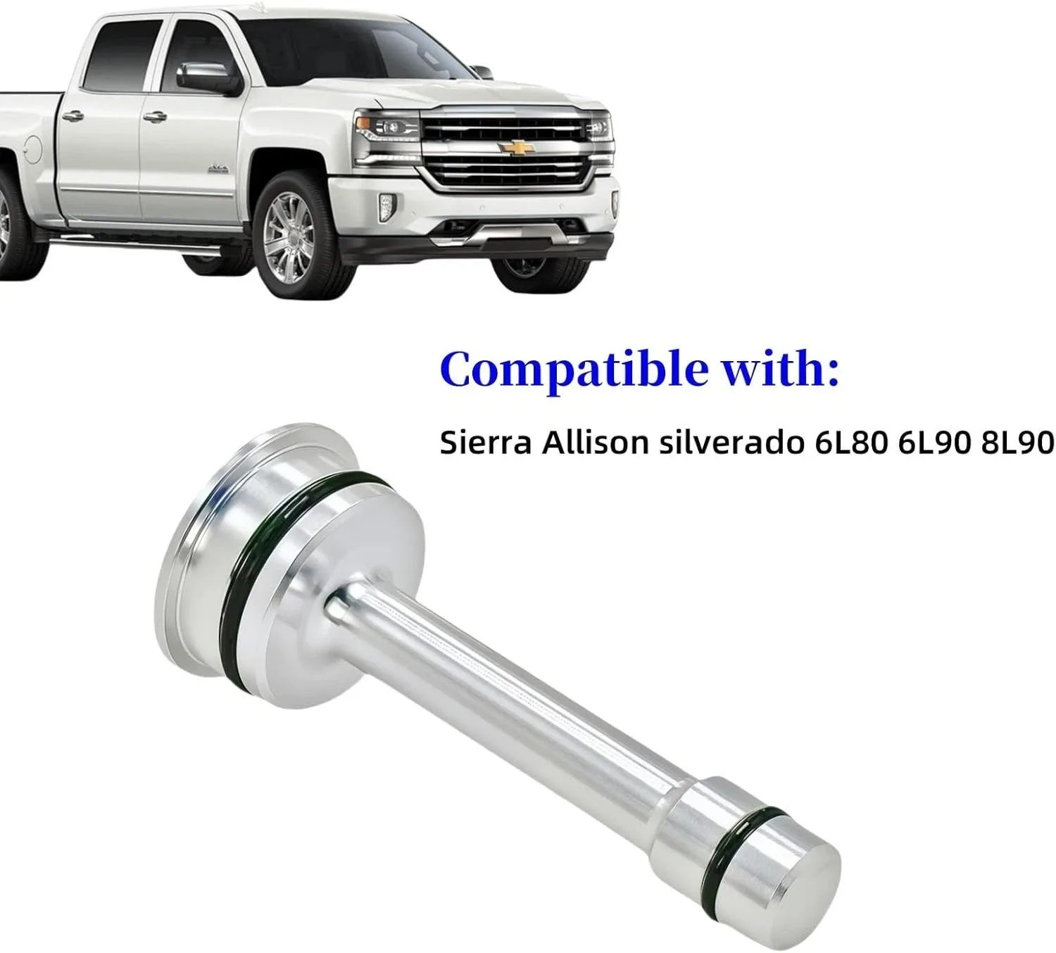 Aluminum Transmission Cooling Bypass Plug for Silverado 6L80/6L90 image 4