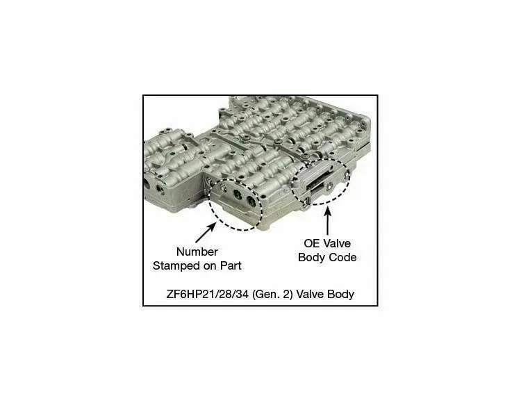 Valve Body Separator Plate A065 B065, ZF6HP21 ZF6HP28 ZF6HP34 Transmission image 2