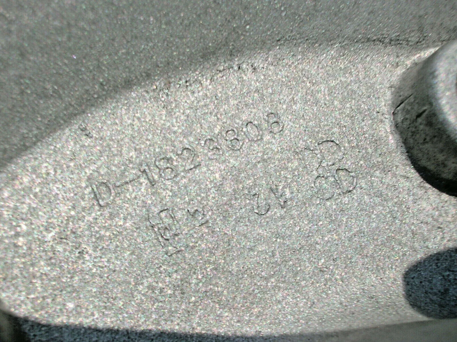 1958-61 Iron Torqueflite rear support,output shaft support.Minor wear,very solid image 4