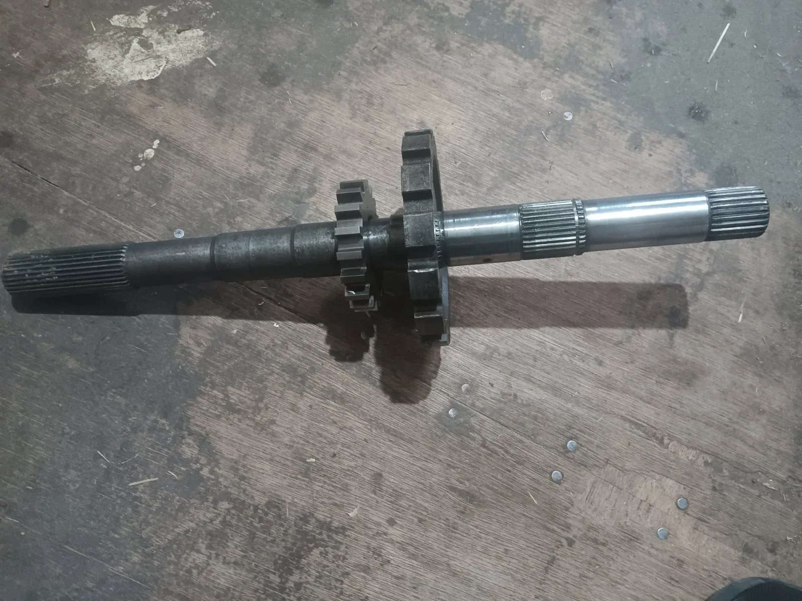 4R100 Transmission Output Shaft 2 WD 20" with Cup Plug and Reluctor Wheel