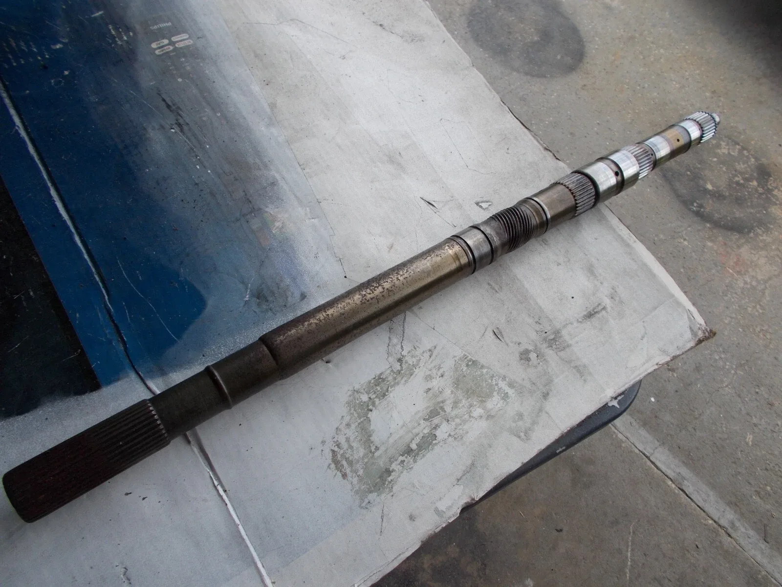 Mopar 727 Output Shaft, Mopar B Body 727 Output shaft, Dodge Charger, Coronet