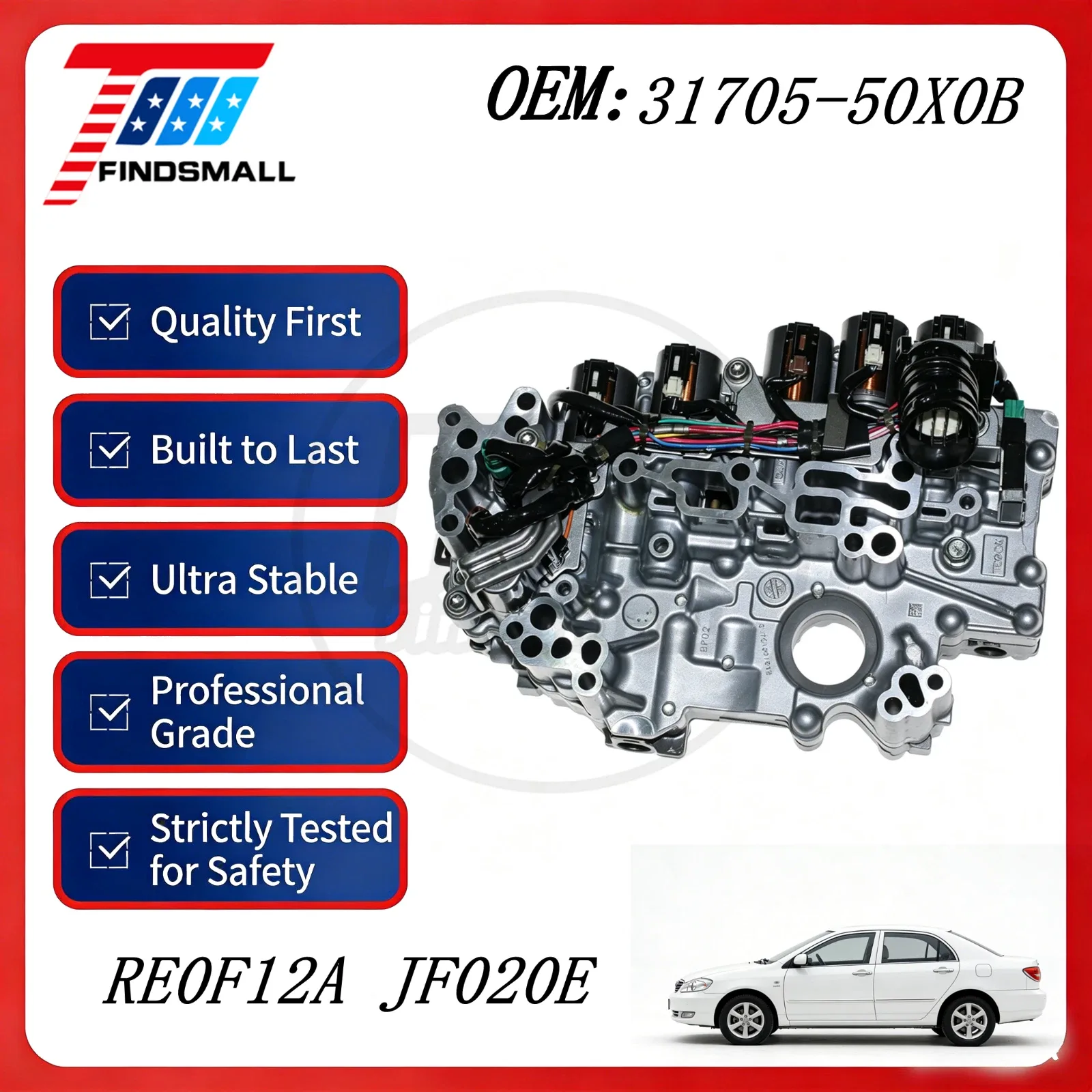 2016-2025 Nissan CVT Valve Body JF020E / RE0F12A – 31705-50X0C