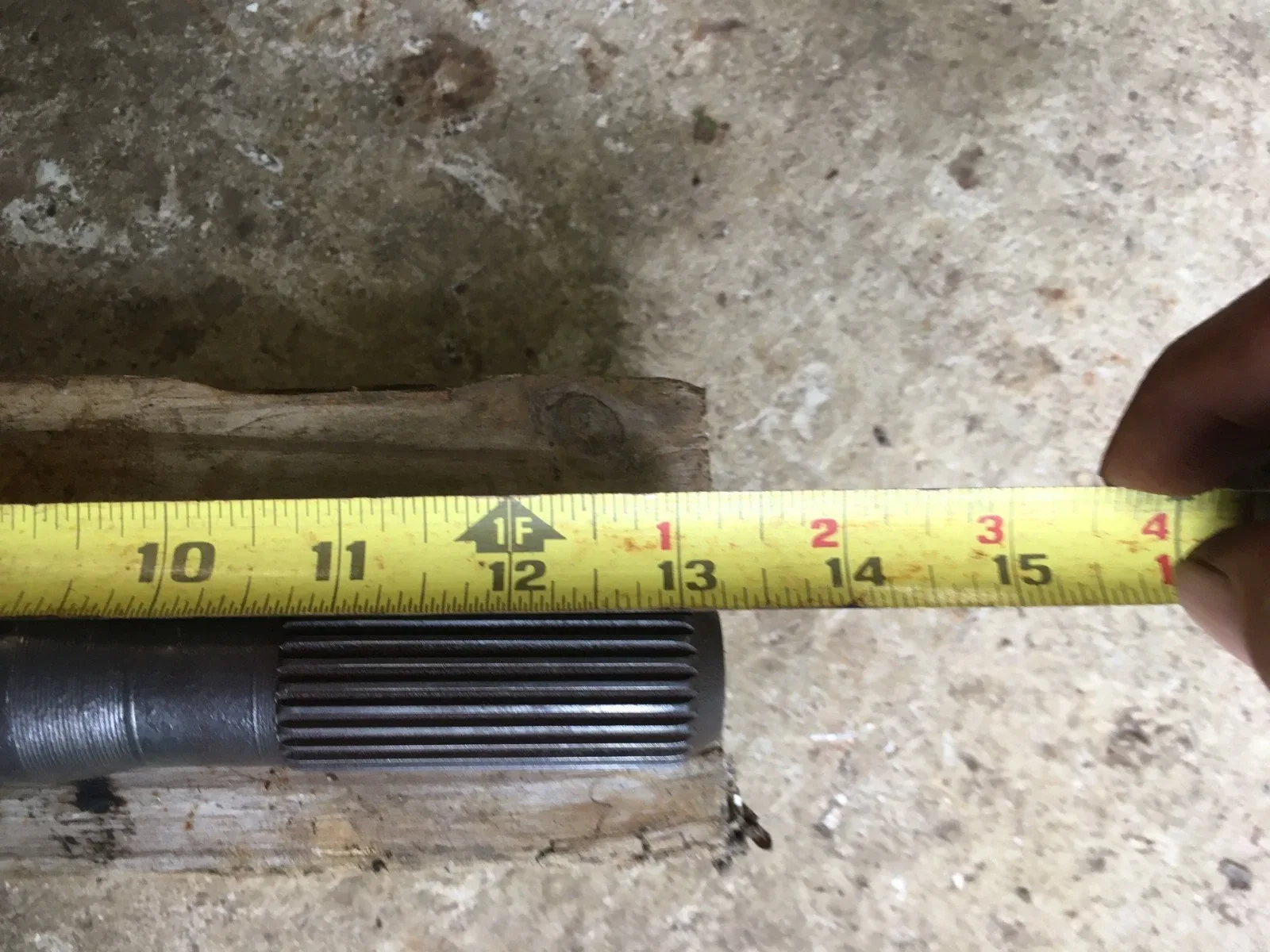 1982-up 700R4 output shaft 13-1/4, chevy, chevrolet 4x4 truck, k10 image 4