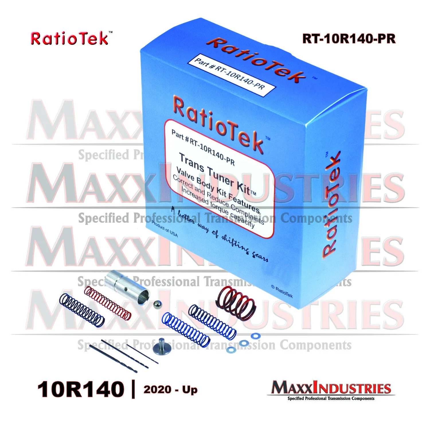 10R140 Transmission Valve Body Shift Tuner Kit fits Ford Super Duty Calibration image 2