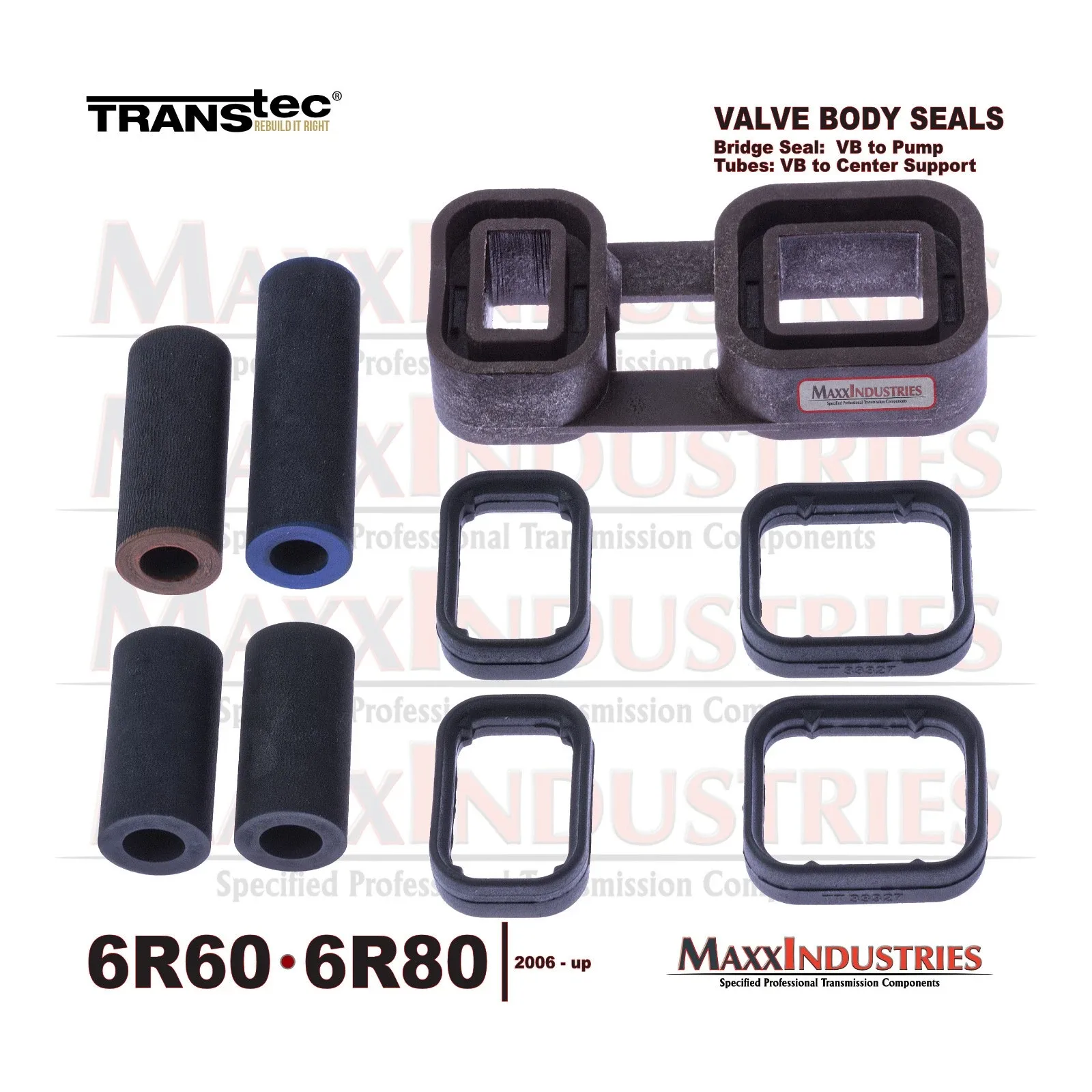 6R60-6R80/100 Valve Body Service Seals Kit - Bridge Seal to Pump, Tubes, O-Rings image 3