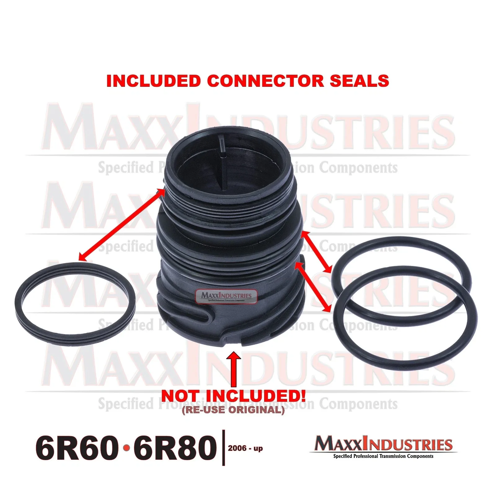 6R60-6R80/100 Valve Body Service Seals Kit - Bridge Seal to Pump, Tubes, O-Rings image 4