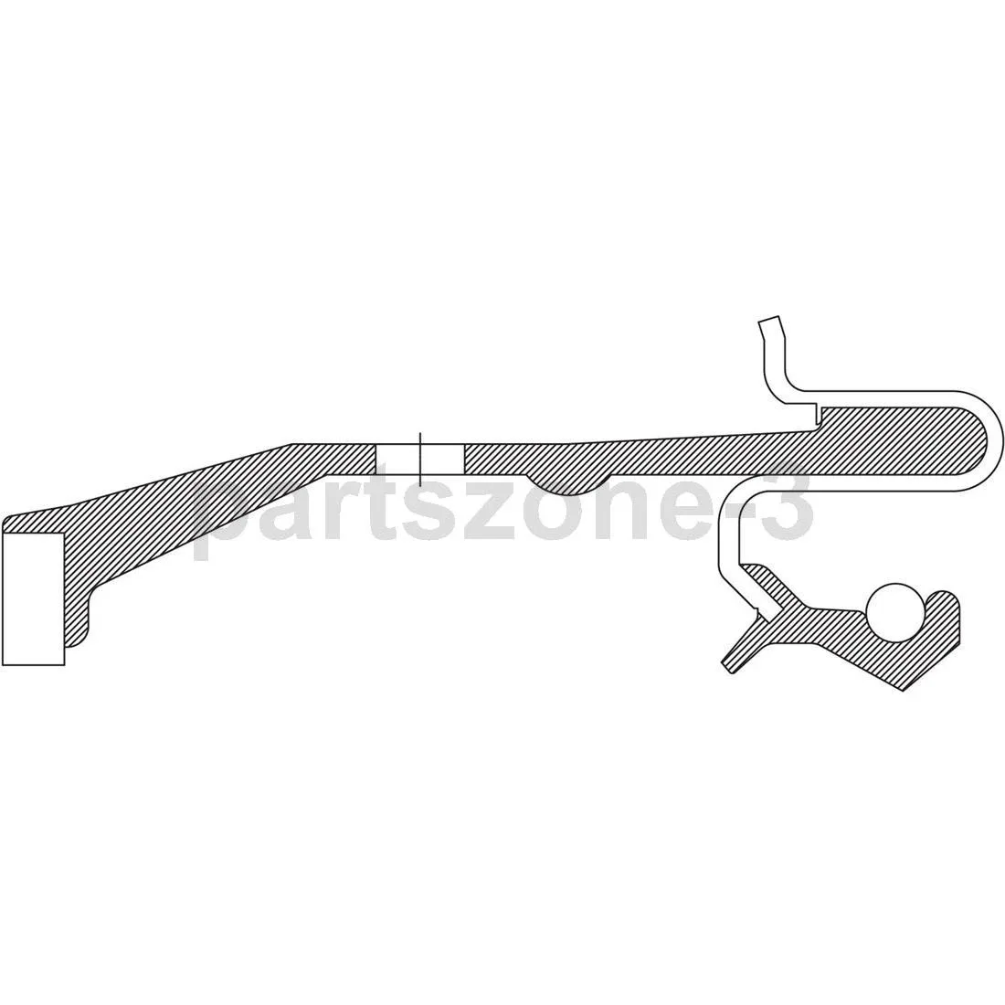 Manual Transmission Output Shaft Seal Fits 1994-2005 Dodge Ram 2500 image 4