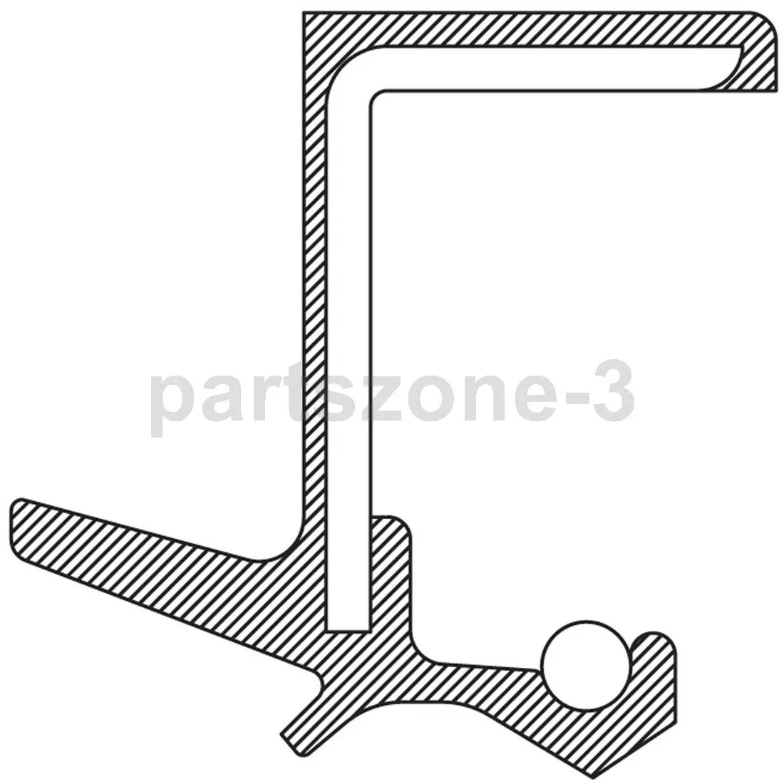Manual Transmission Output Shaft Seal for 2001-2012 Ford Escape image 3