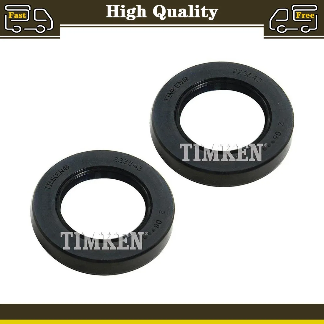 2  Timken Manual Transmission Output Shaft Seal For Honda Civic 2000-2014