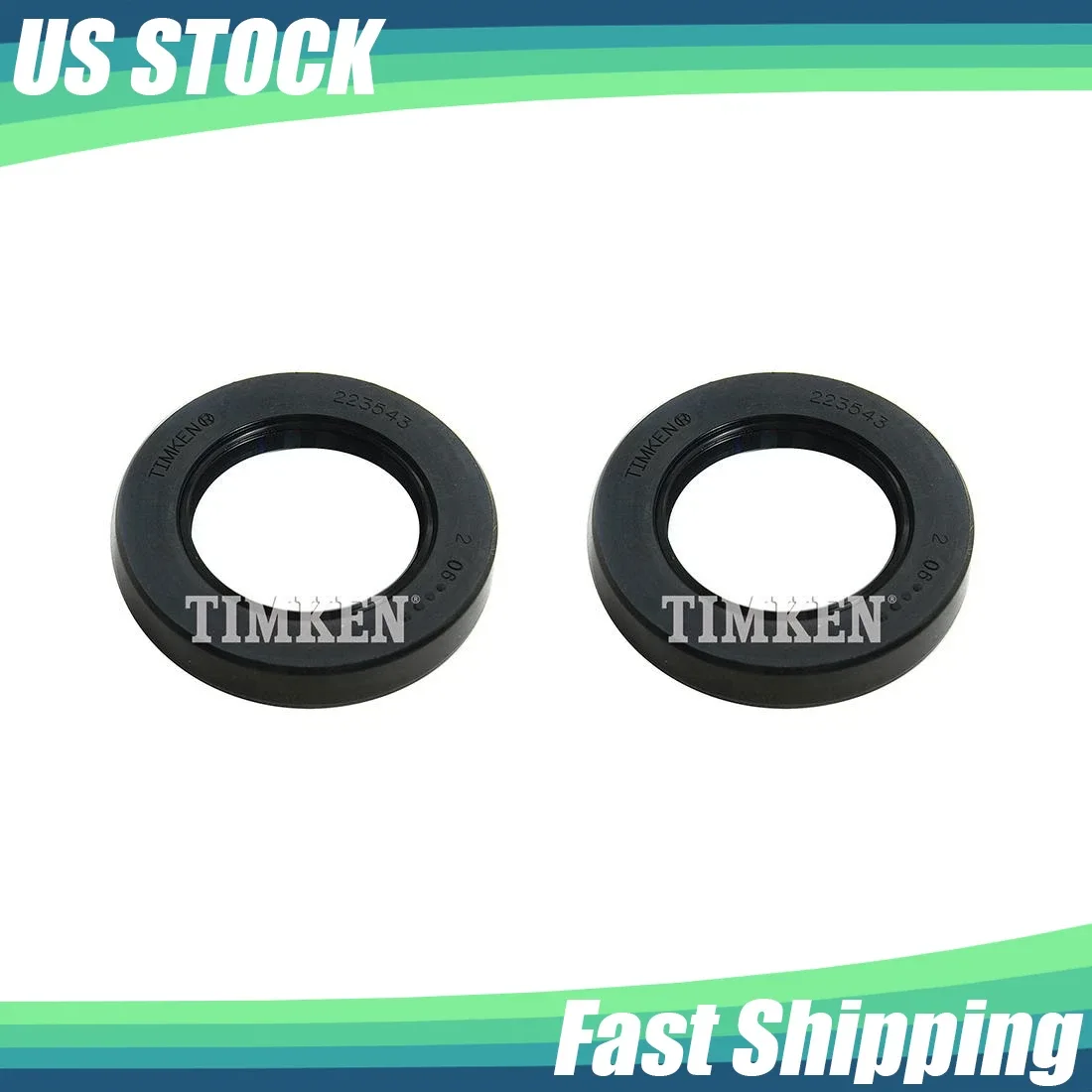 Fits Ford Fiesta Timken Manual Transmission Output Shaft Seal Set of 2
