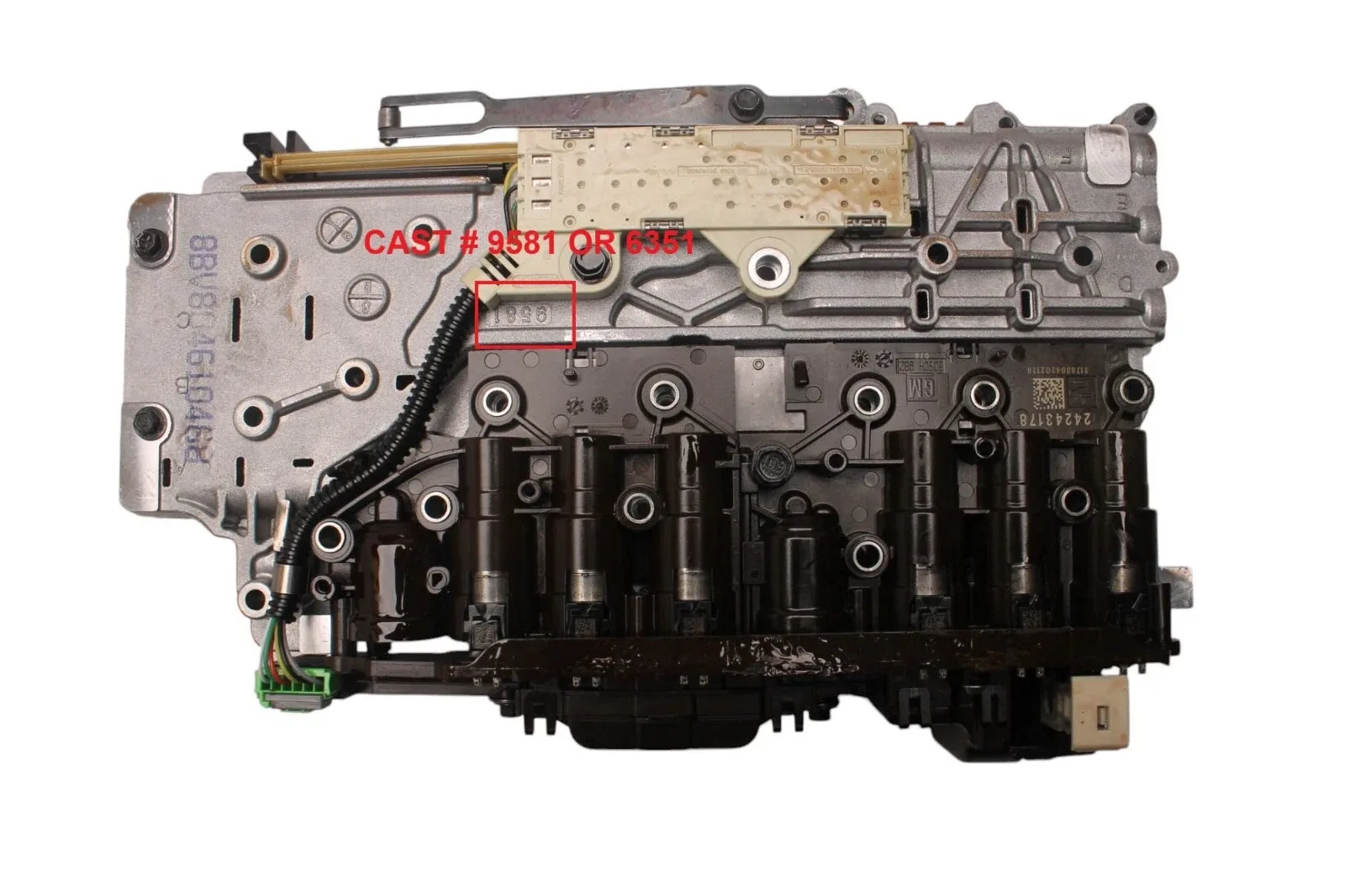 45740BC - 6L45, VALVE BODY & TEHCM, NO POST, WITH EXHAUST SLOTS, 2007-2010 - BMW image 3