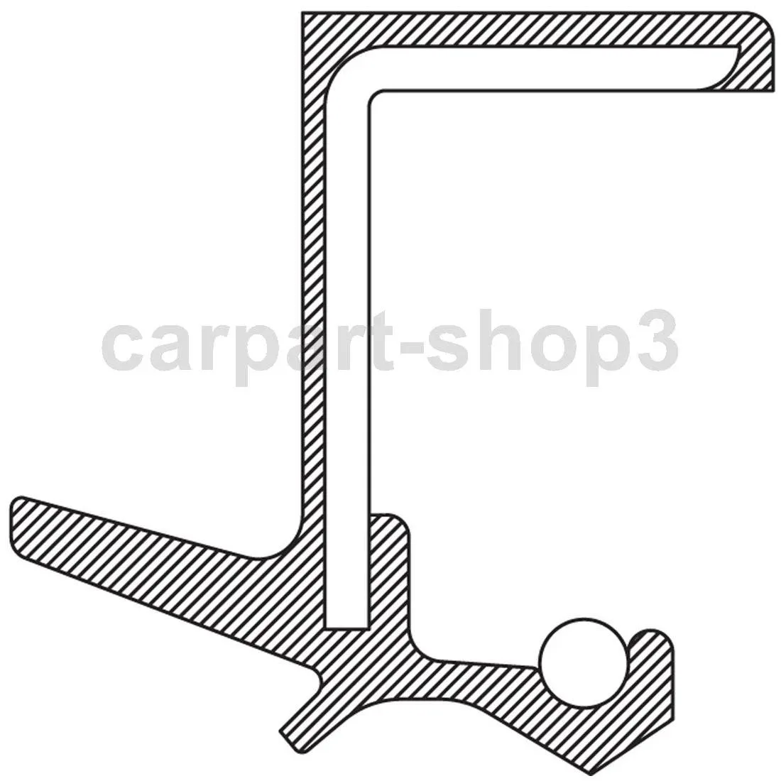 Manual Transmission Output Shaft Seal National For Ford Aspire 1994 1995 Right image 4