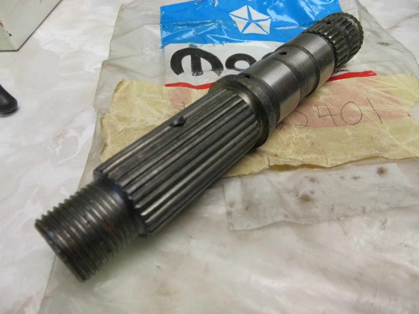 MoPar Tansaxle Output Shaft - NOS - '78-'80 Omni / Horizon - P/N 5222401 image 2
