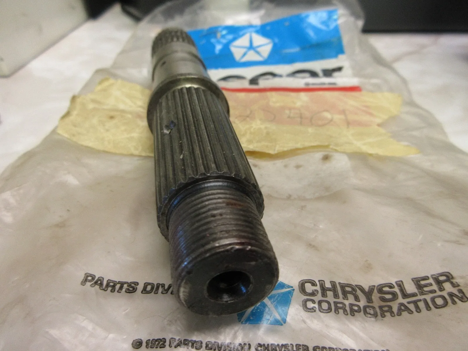 MoPar Tansaxle Output Shaft - NOS - '78-'80 Omni / Horizon - P/N 5222401 image 4