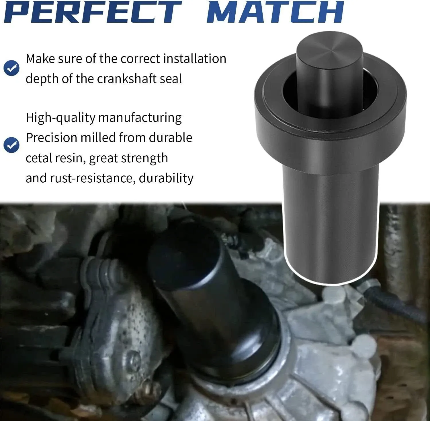 Fits For 1998-Up Chevy GMC NP246 NP261 Front-Output Seal Install Tool T-M109RAC image 2