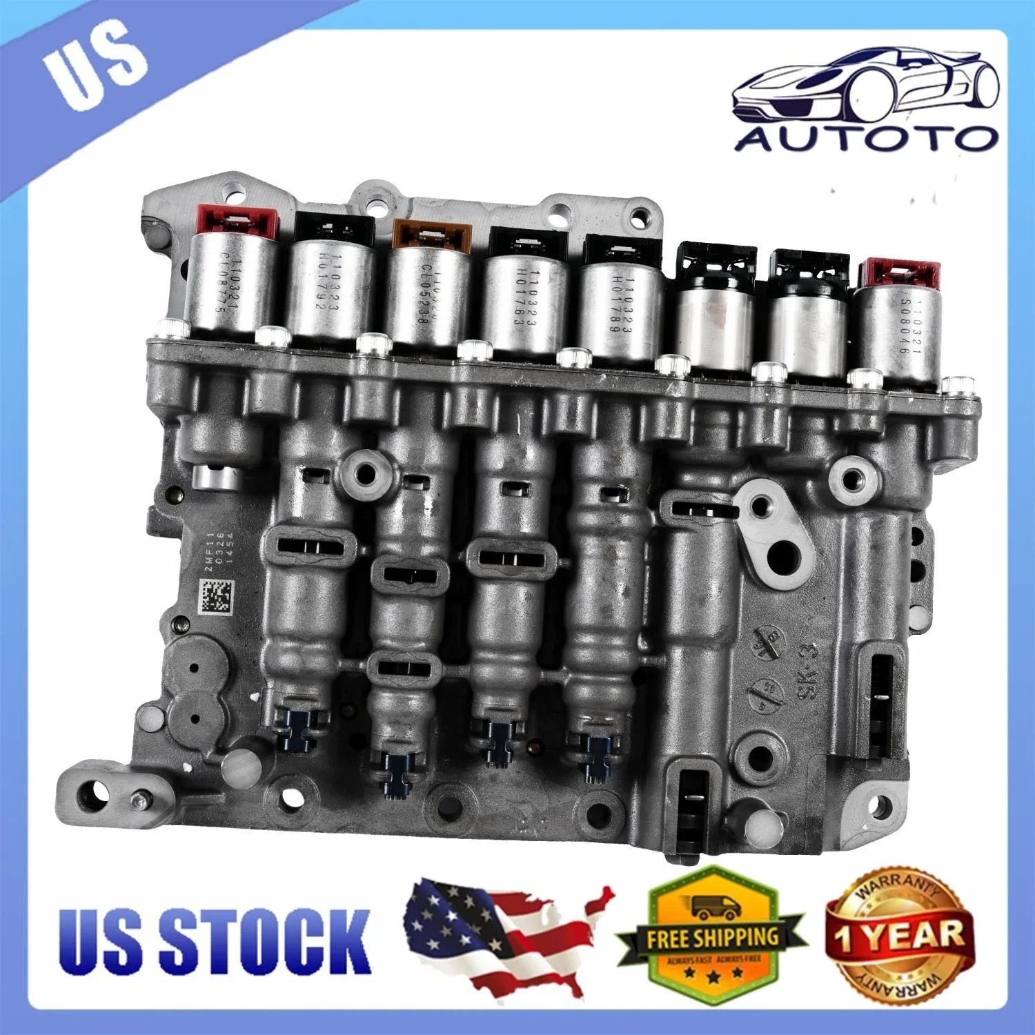 Hyundai Sonata 6-SP Valve Body & Solenoid A6LF1/2/3 A6MF1/2