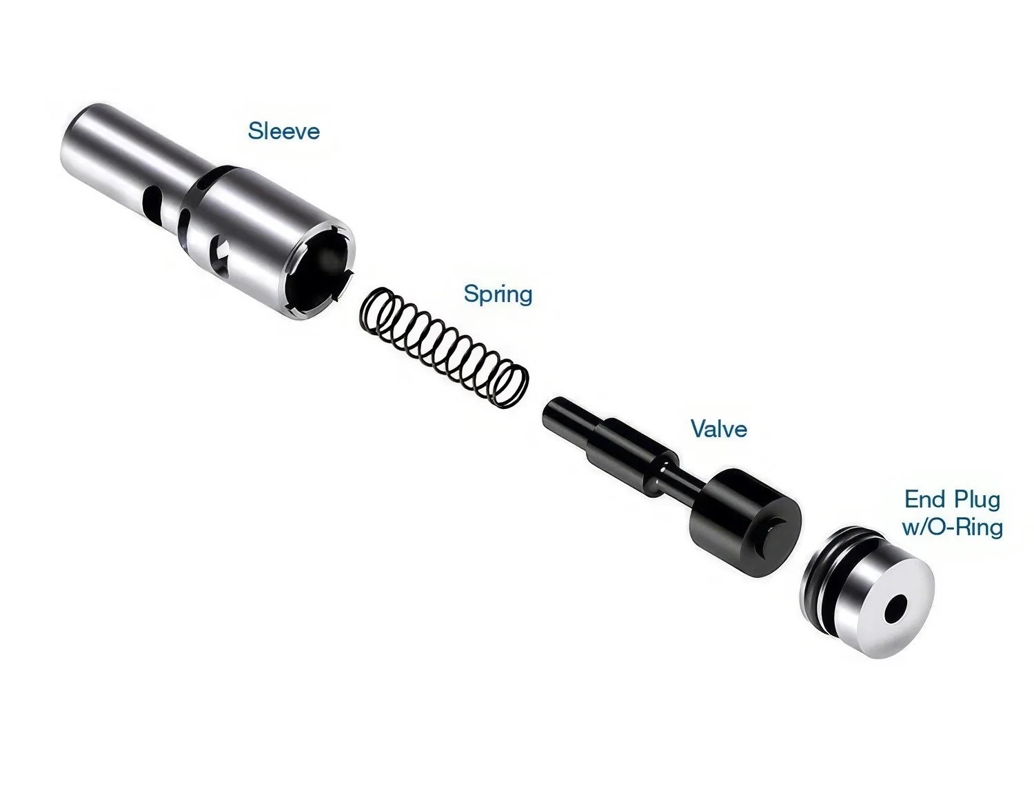 2002-2010 Ford/Lincoln/Mercury 5R55S/5R55W VFS Modulator Control Valve Kit Sonnax 56947J-19K image 2