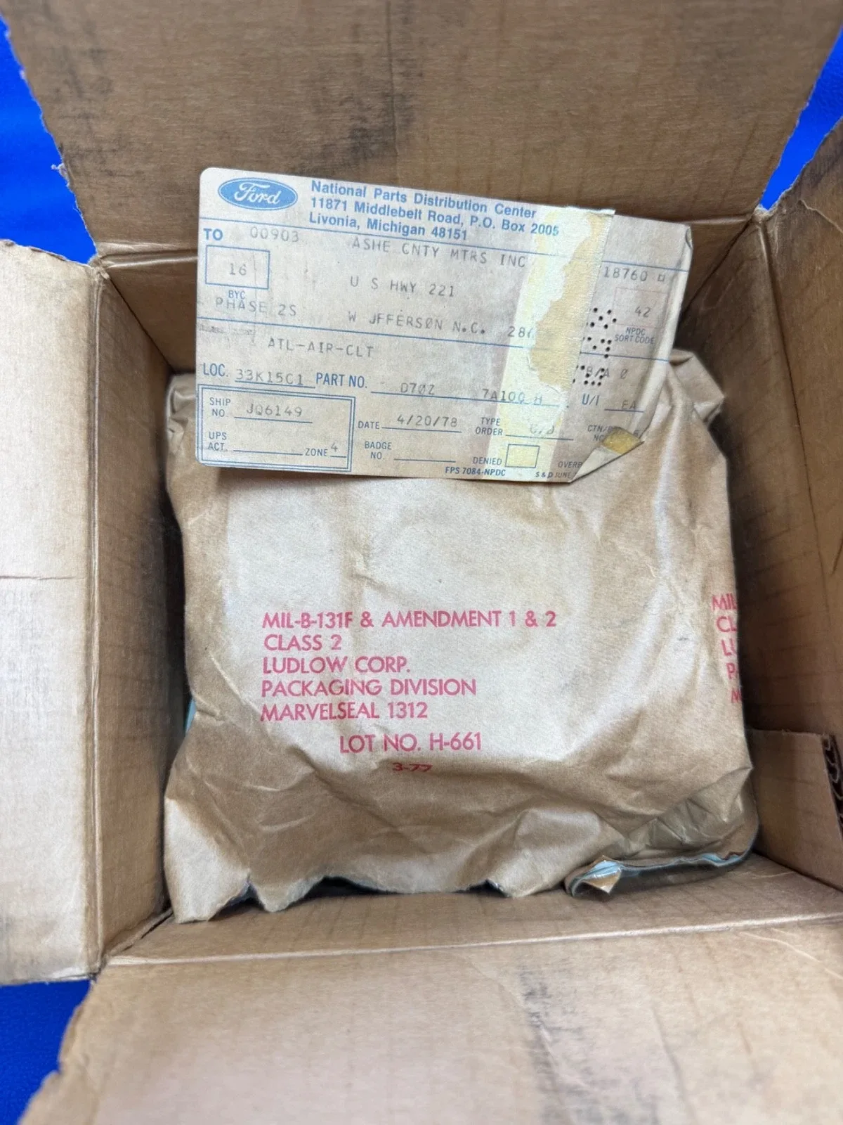Ford Genuine NOS Transmission Valve Body Main Control D7OZ-7A100-H image 2