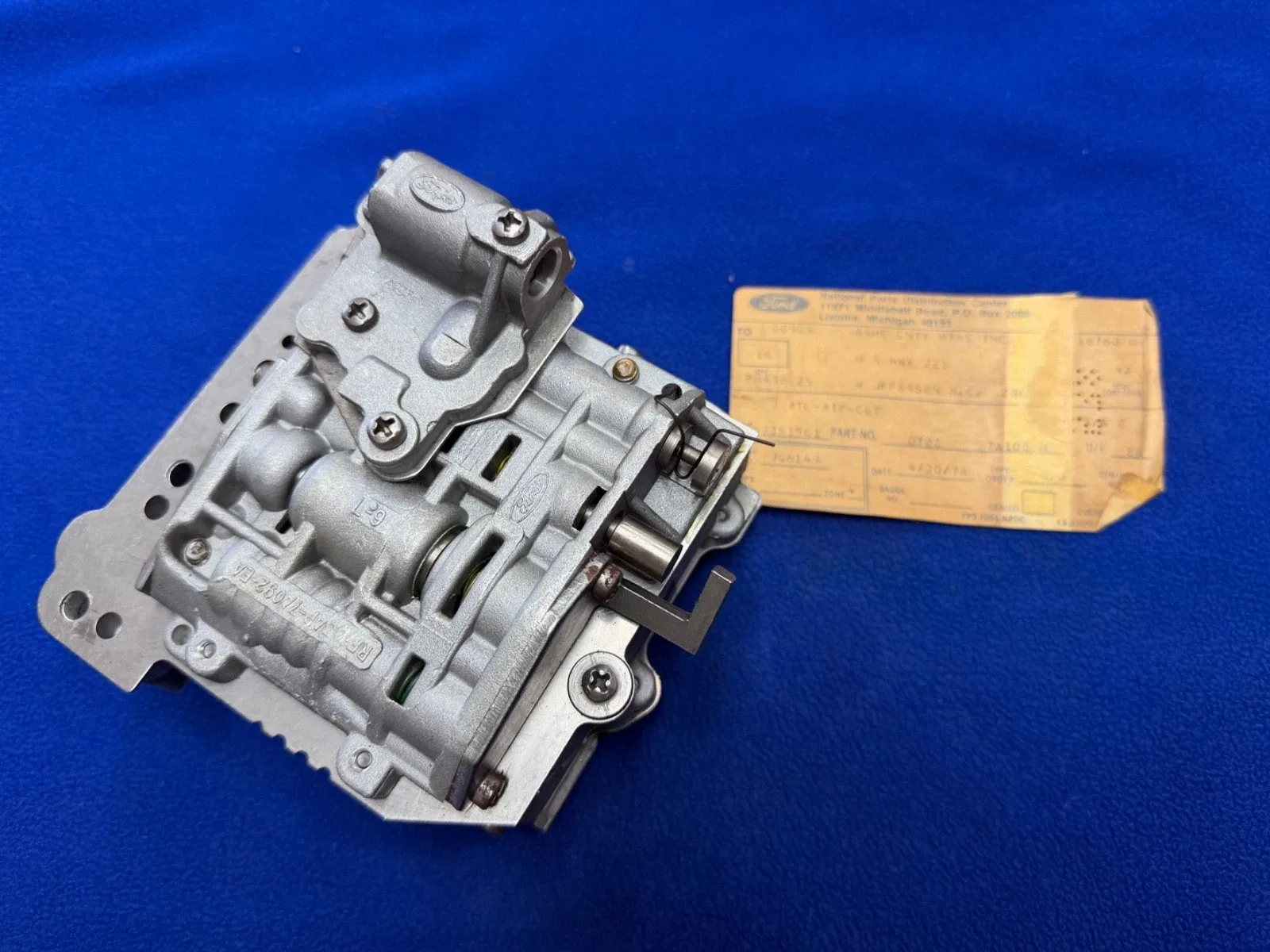 Ford Genuine NOS Transmission Valve Body Main Control D7OZ-7A100-H