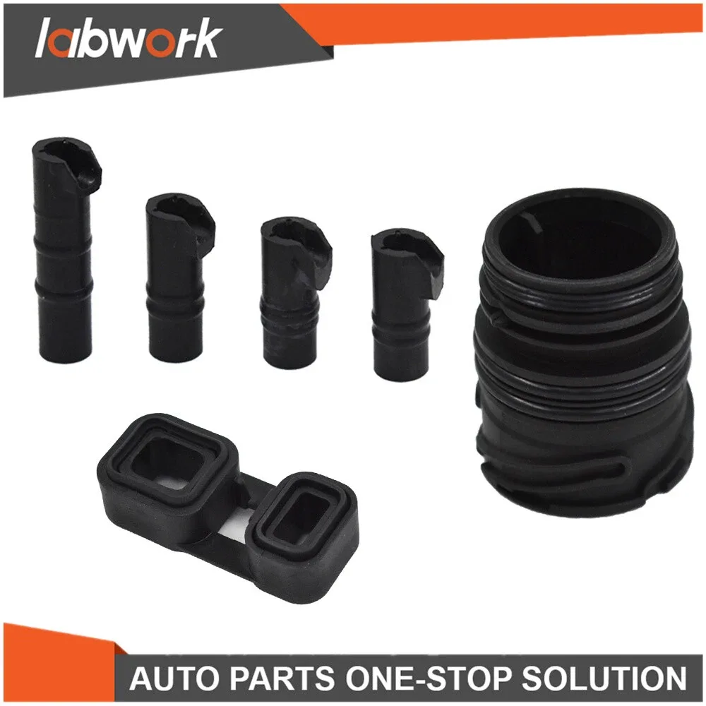 Labwork 6PCS Valve Body to case Sleeve Seal kit Mechatronic Kit For BMW ZF 6HP19 image 4